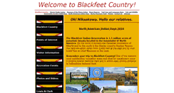 Desktop Screenshot of blackfeetcountry.com